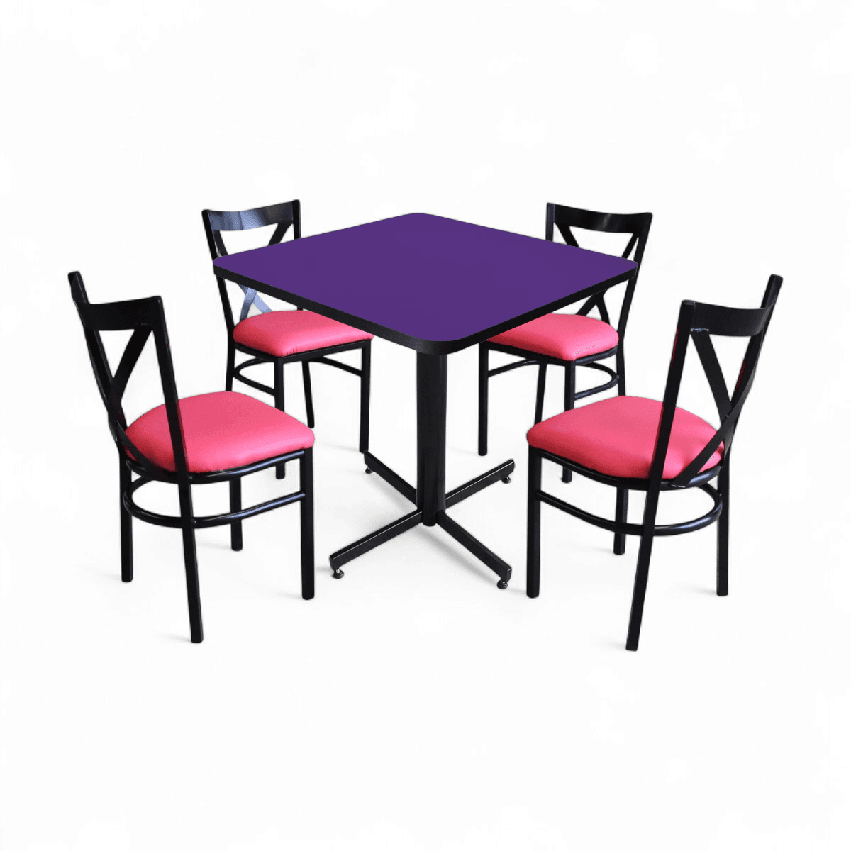 Conjunto Modelo Roma Morado - estándar 4 sillas view 11