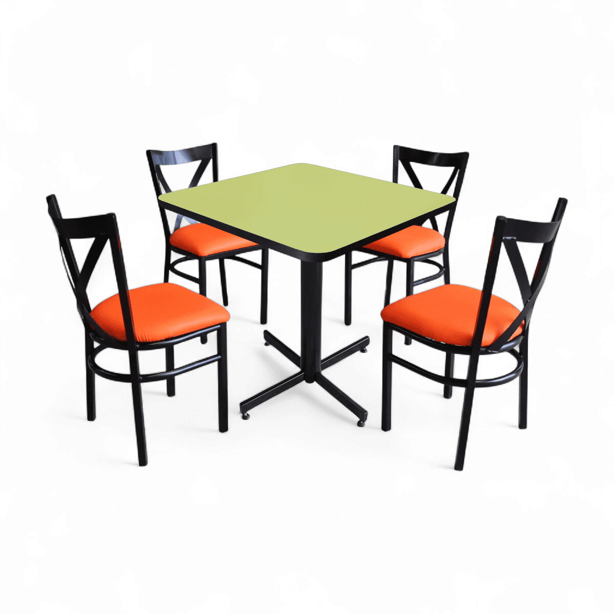 Conjunto Modelo Roma Verde Manzana - estándar 4 sillas view 13