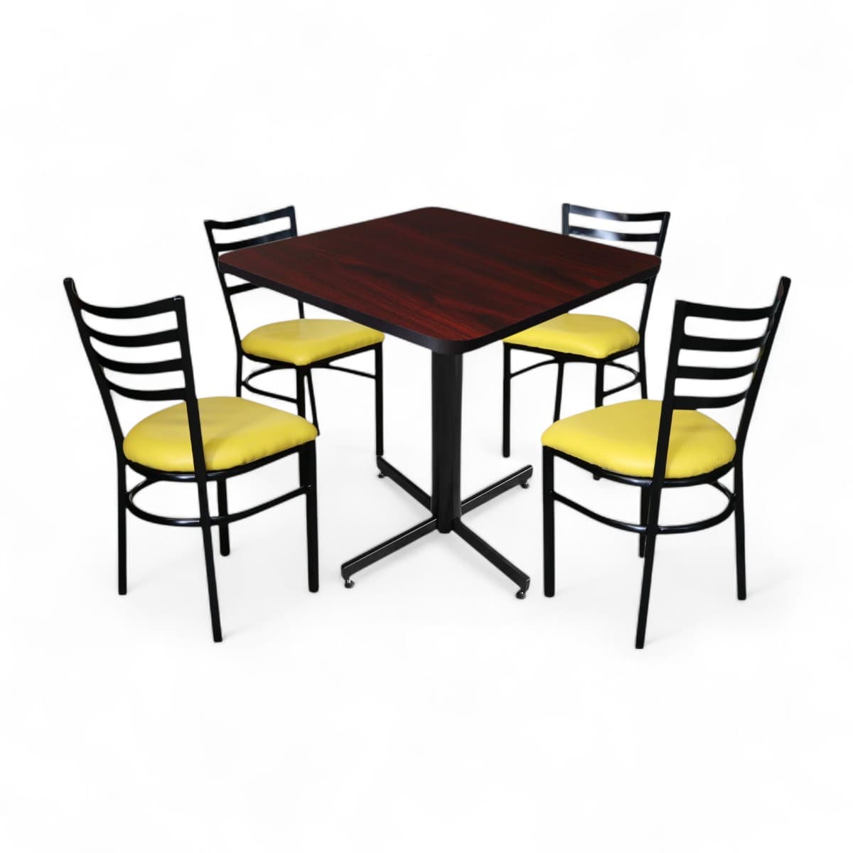 Conjunto Modelo Italia Caoba - estándar 4 sillas view 7