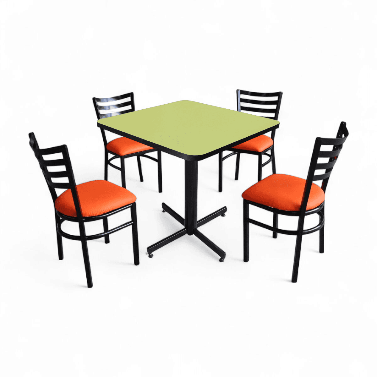 Conjunto Modelo Italia Verde Manzana - estándar 4 sillas view 16