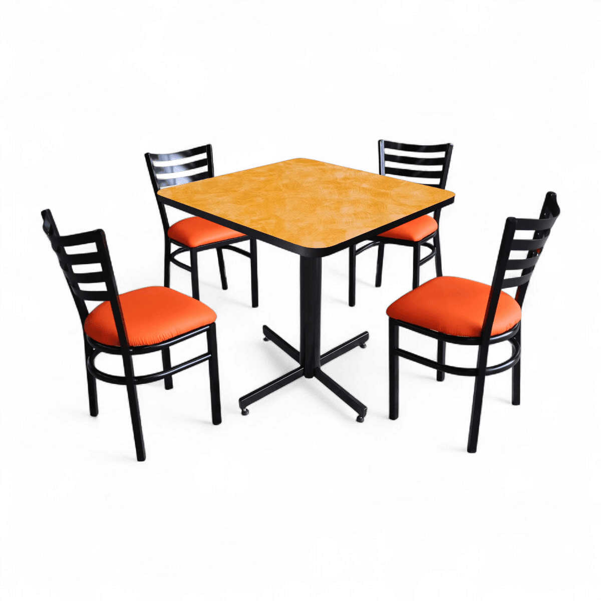 Conjunto Modelo Italia Amarillo Deslavado - estándar 4 sillas view 4