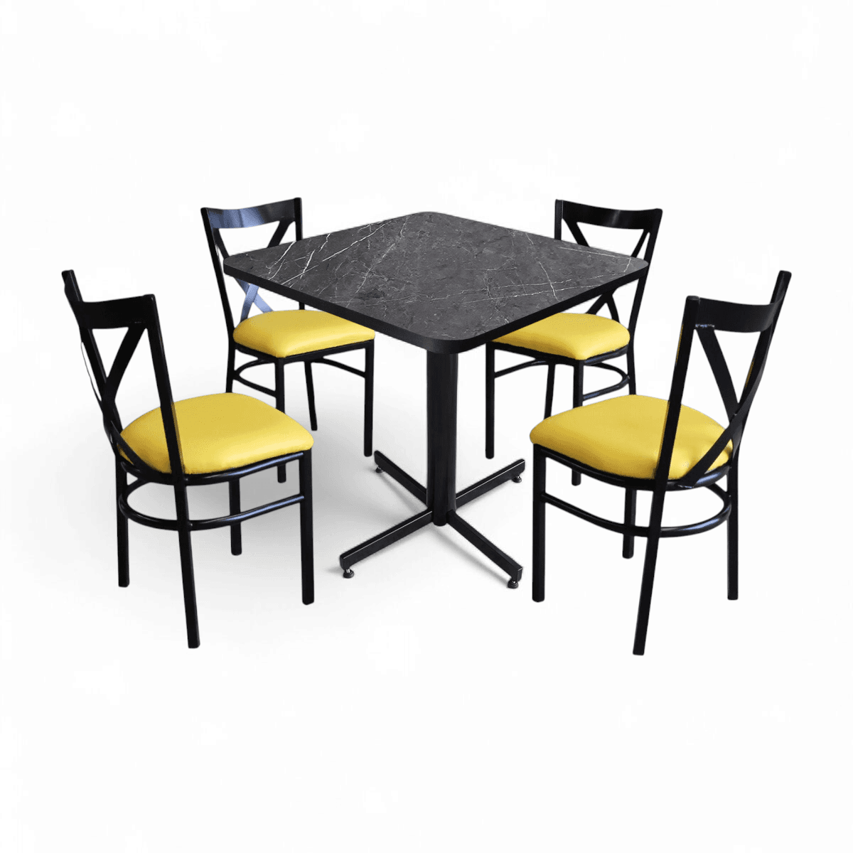 Conjunto Modelo Roma Gris Carrara - estándar 4 sillas view 14