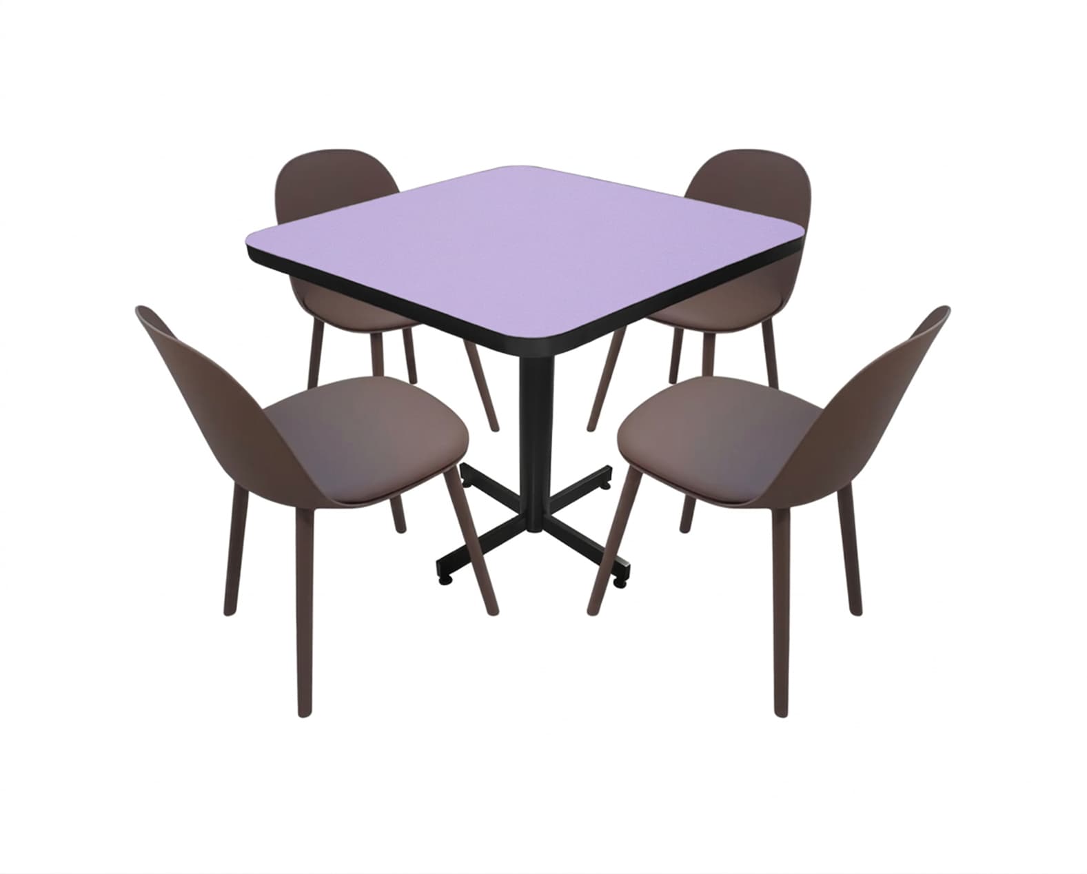 Conjunto Modelo Nova Lila - estándar 4 sillas