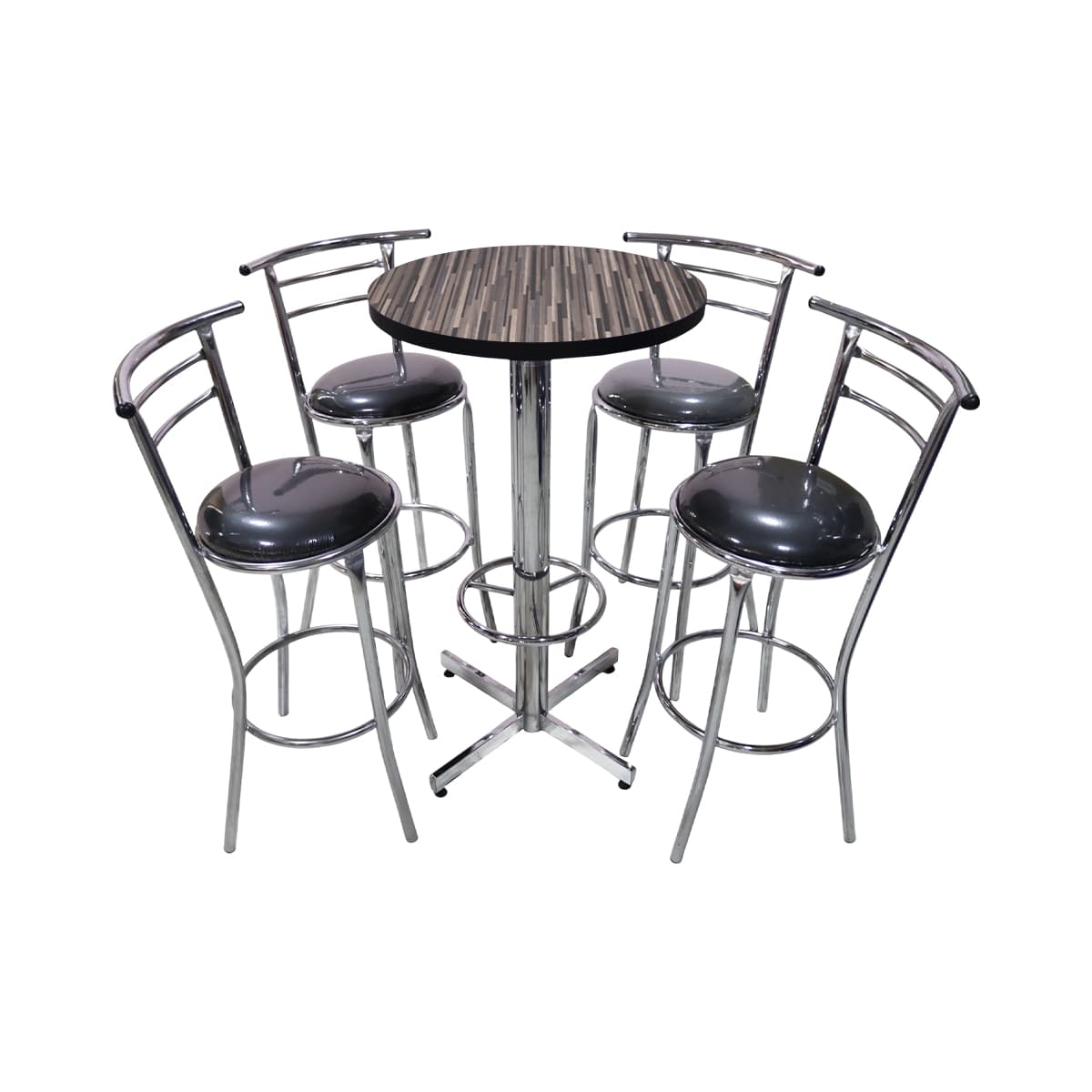 Conjunto Periquero Modelo Chabeli Duelilla - 4 bancos view 2