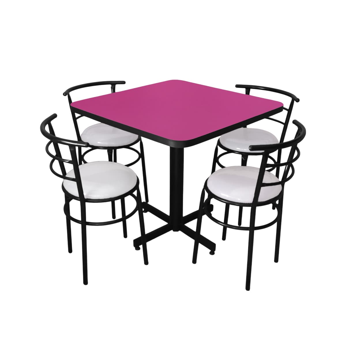 Conjunto Modelo Chabeli Fiucsa - estándar 4 sillas