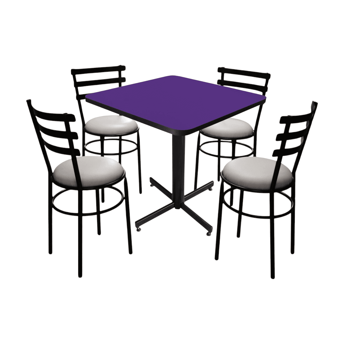 Conjunto Modelo Solera Morado - estándar 4 sillas view 4