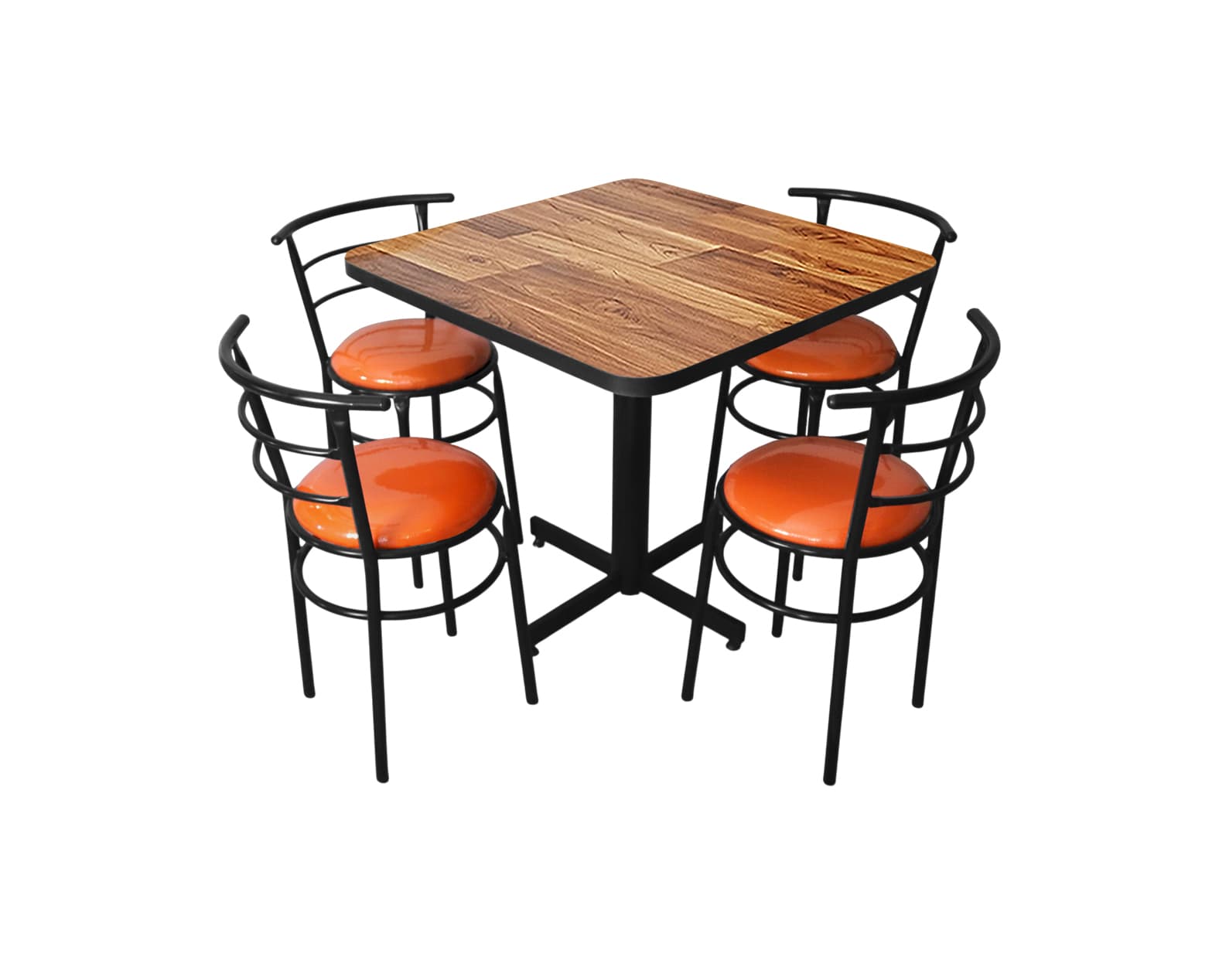 Conjunto Modelo Chabeli Wood - estándar 4 sillas view 8