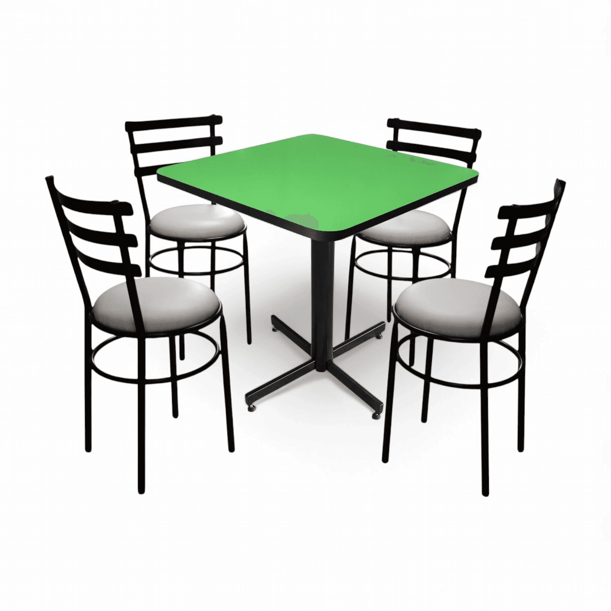 Conjunto Modelo Solera Verde Limón - estándar 4 sillas view 12