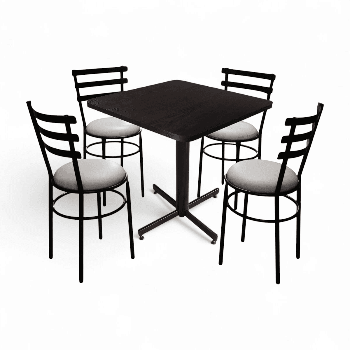 Conjunto Modelo Solera Wengue - estándar 4 sillas view 14