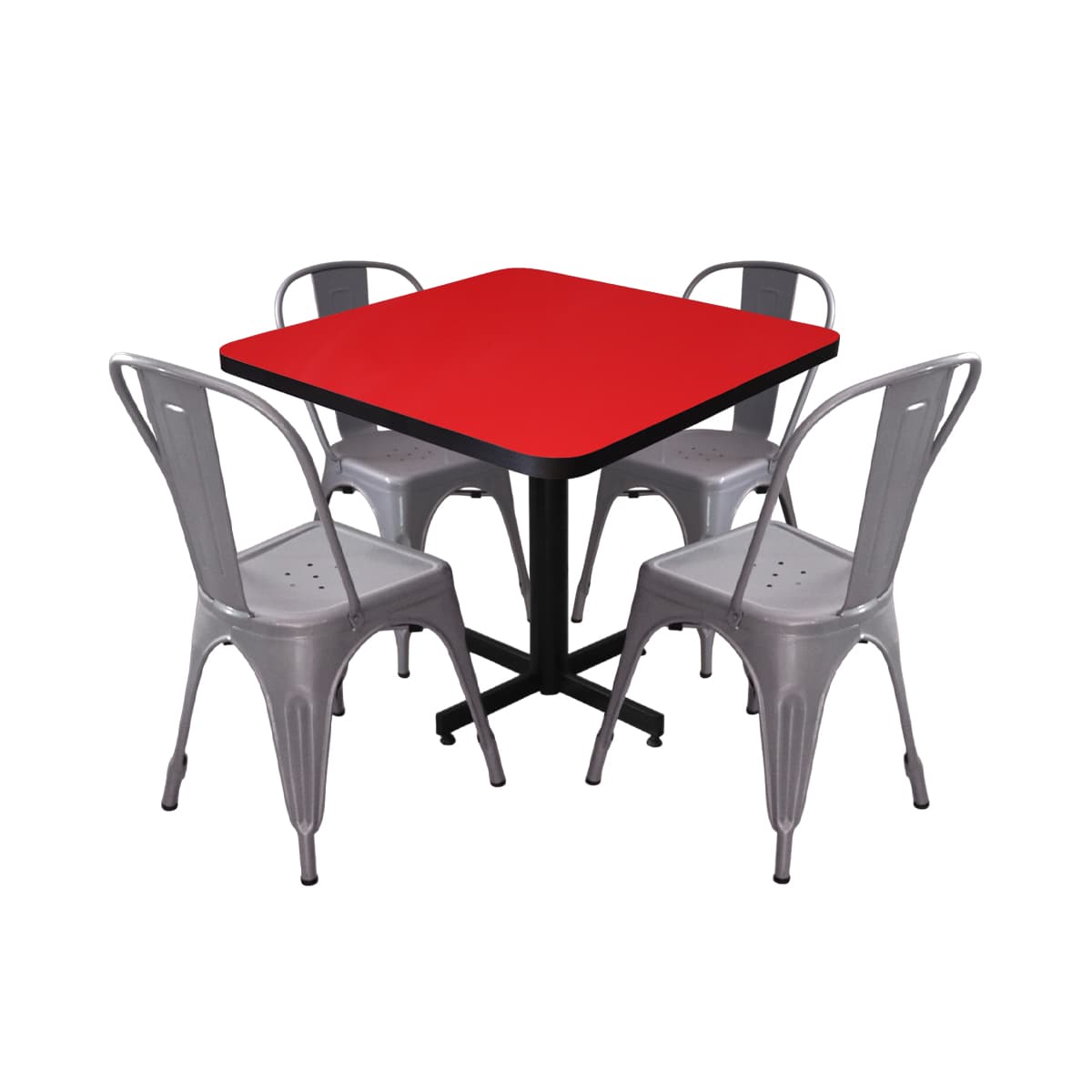 Conjunto modelo Tolix, estándar con 4 sillas view 32