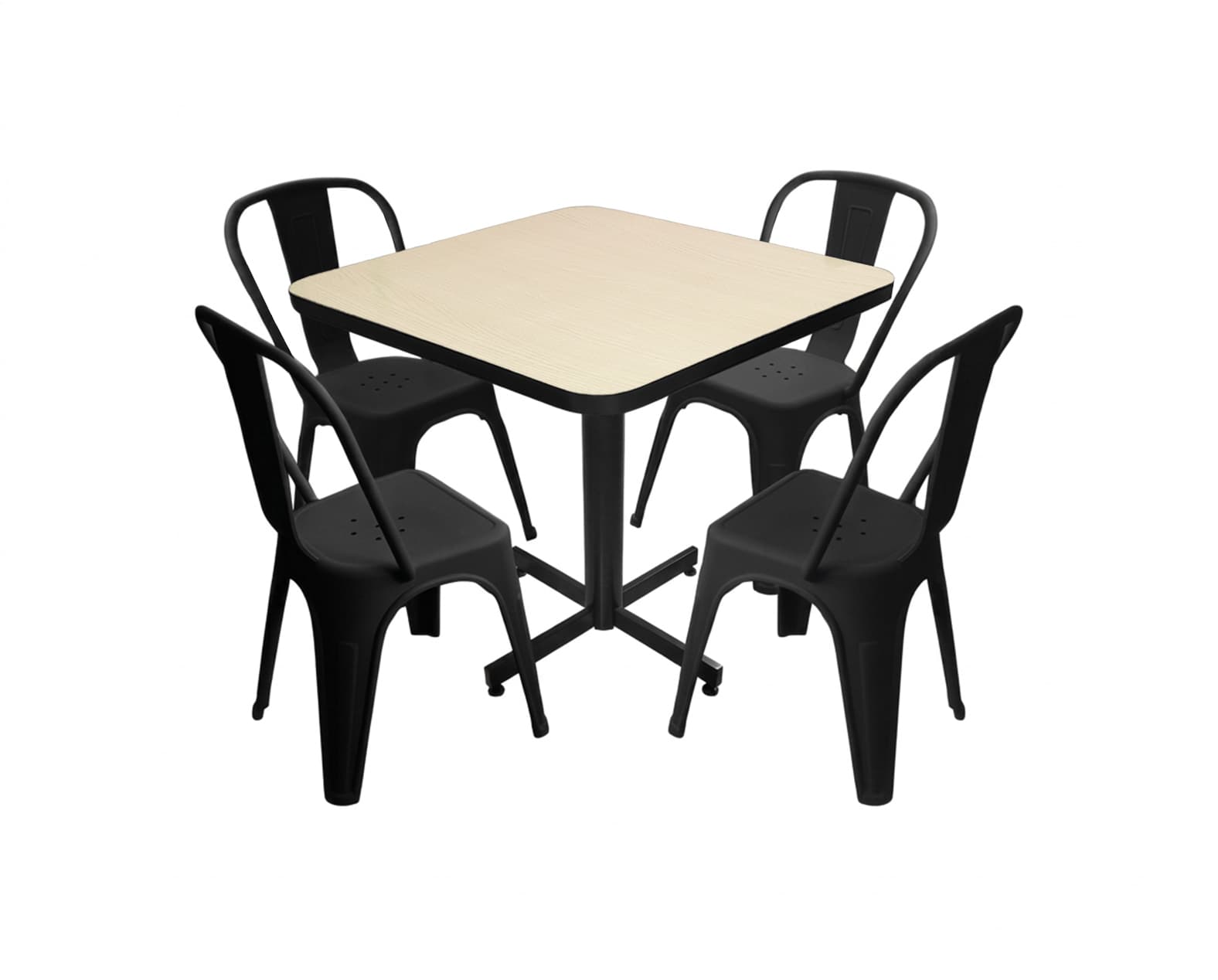 Conjunto Modelo Tolix Malta - estándar 4 sillas