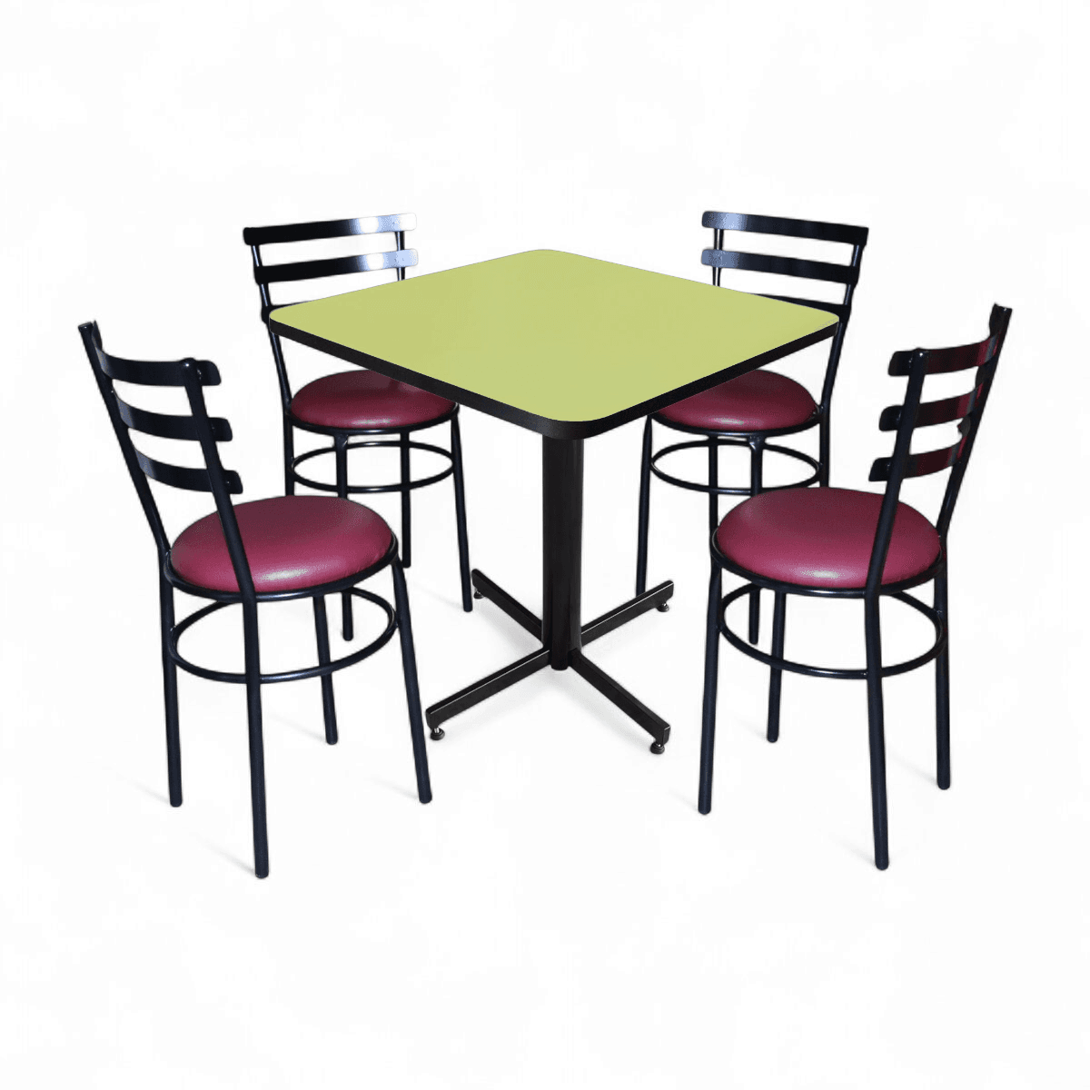 Conjunto Modelo Solera Verde Manzana - estándar 4 sillas view 11