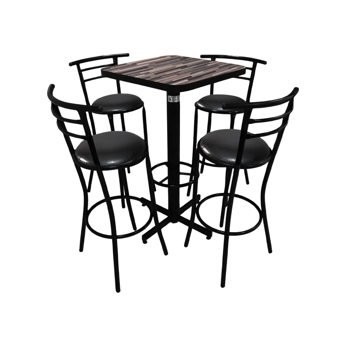 Conjunto Periquero Modelo Chabeli Duelilla - 4 bancos view 4