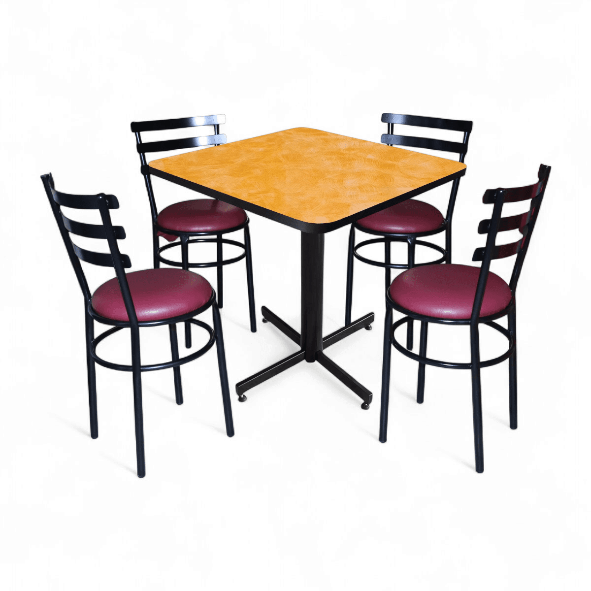 Conjunto Modelo Solera Amarillo Deslavado - estándar 4 sillas view 7