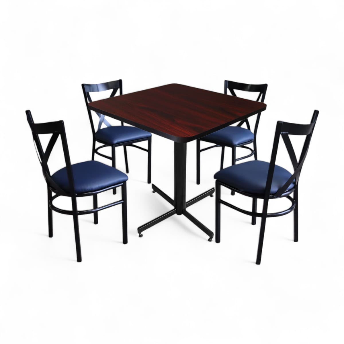 Conjunto Modelo Roma Caoba - estándar 4 sillas view 12