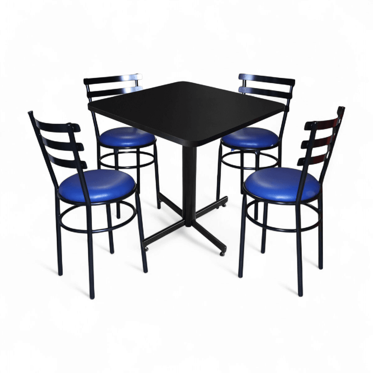 Conjunto Modelo Solera Negro Mate - estándar 4 sillas view 8