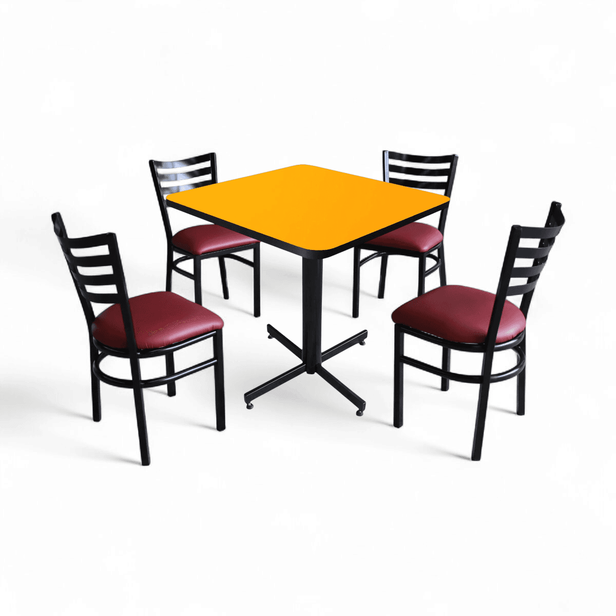 Conjunto Modelo Italia Amarillo Liso - estándar 4 sillas view 17