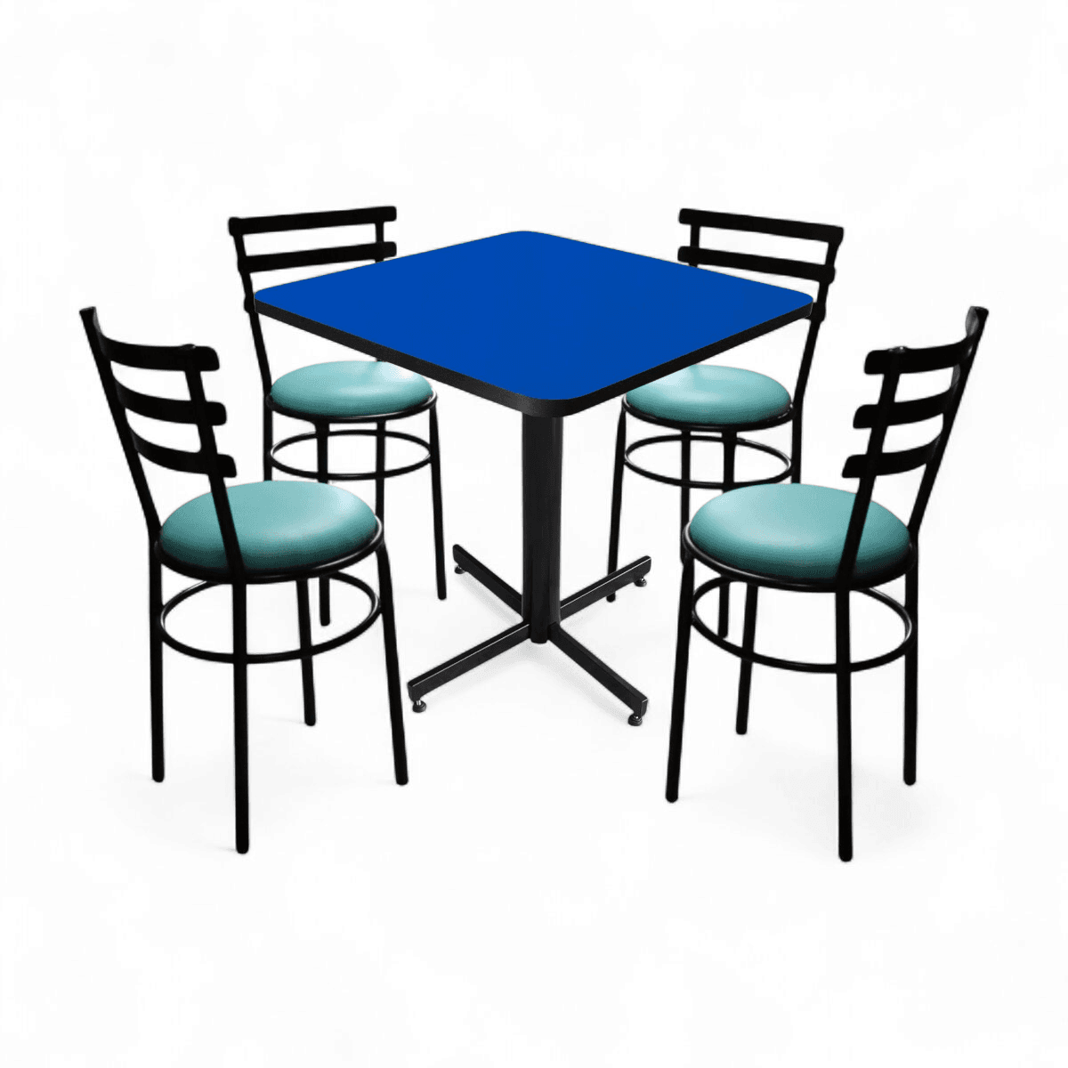 Conjunto Modelo Solera Azul Rey - estándar 4 sillas view 15