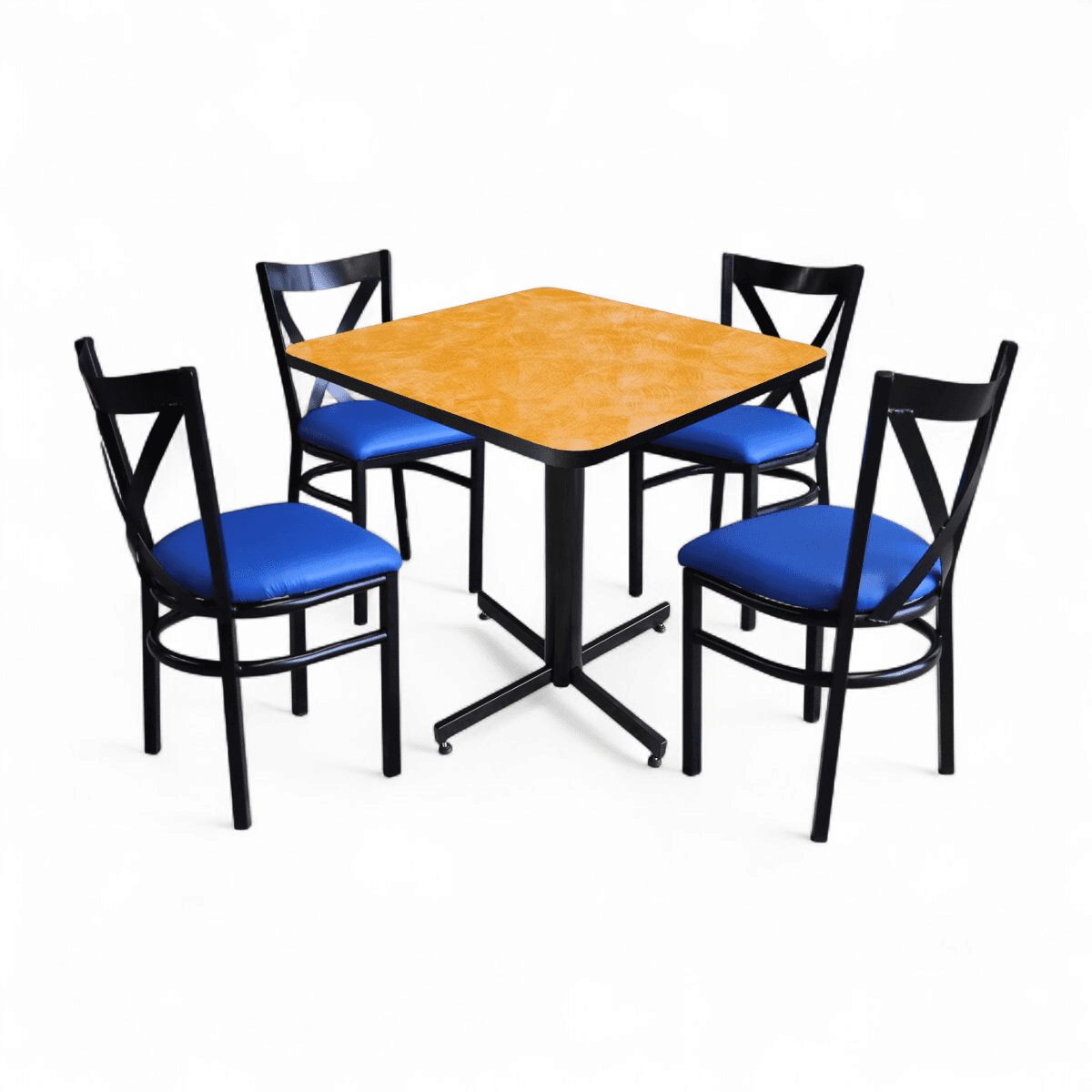 Conjunto Modelo Roma Amarillo Deslavado - estándar 4 sillas view 5