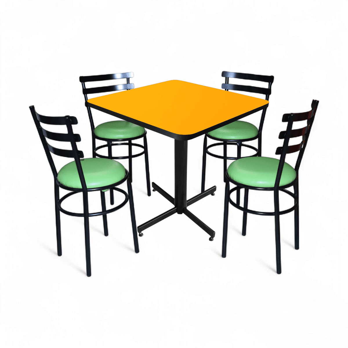 Conjunto Modelo Solera Amarillo Liso - estándar 4 sillas view 15