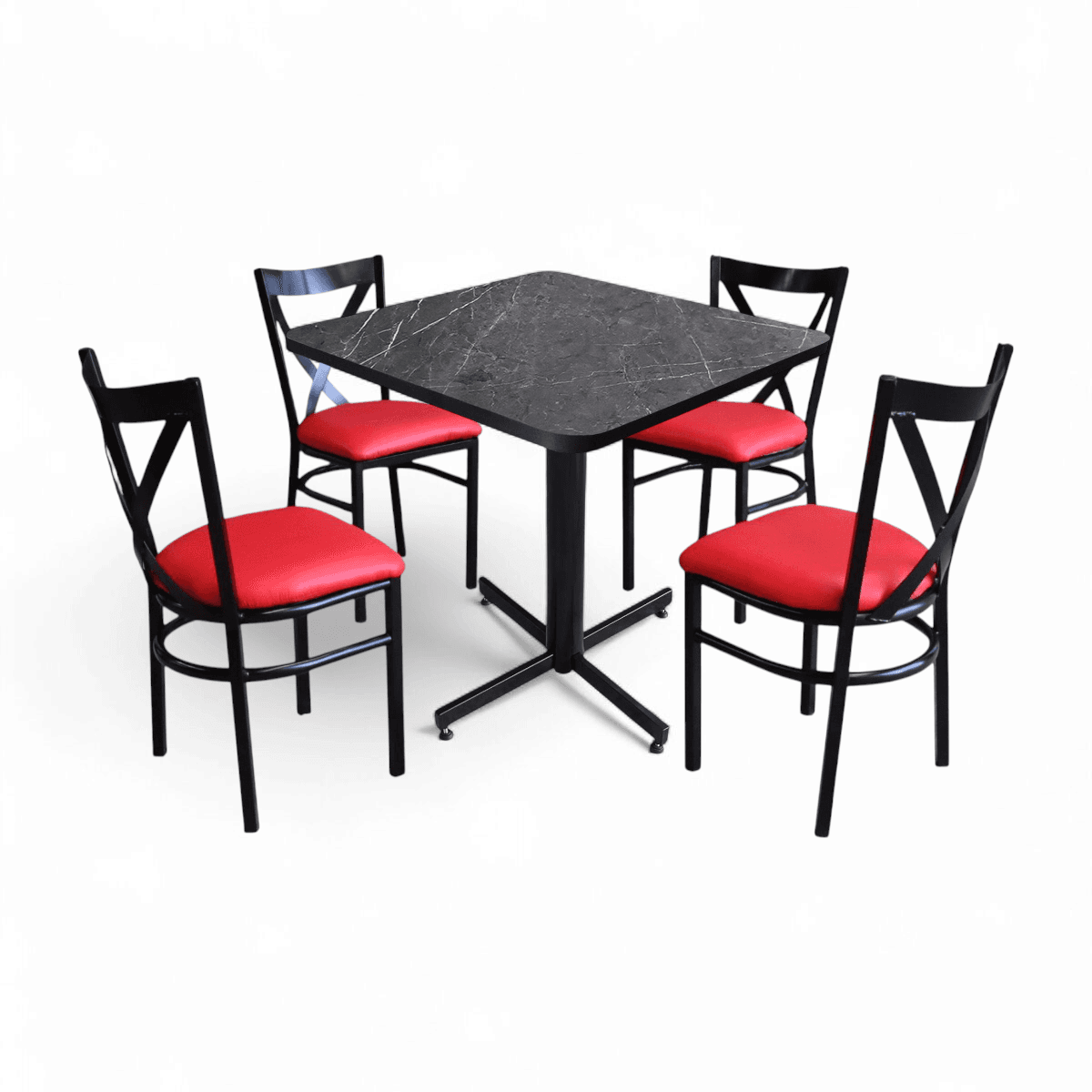 Conjunto Modelo Roma Gris Carrara - estándar 4 sillas view 7