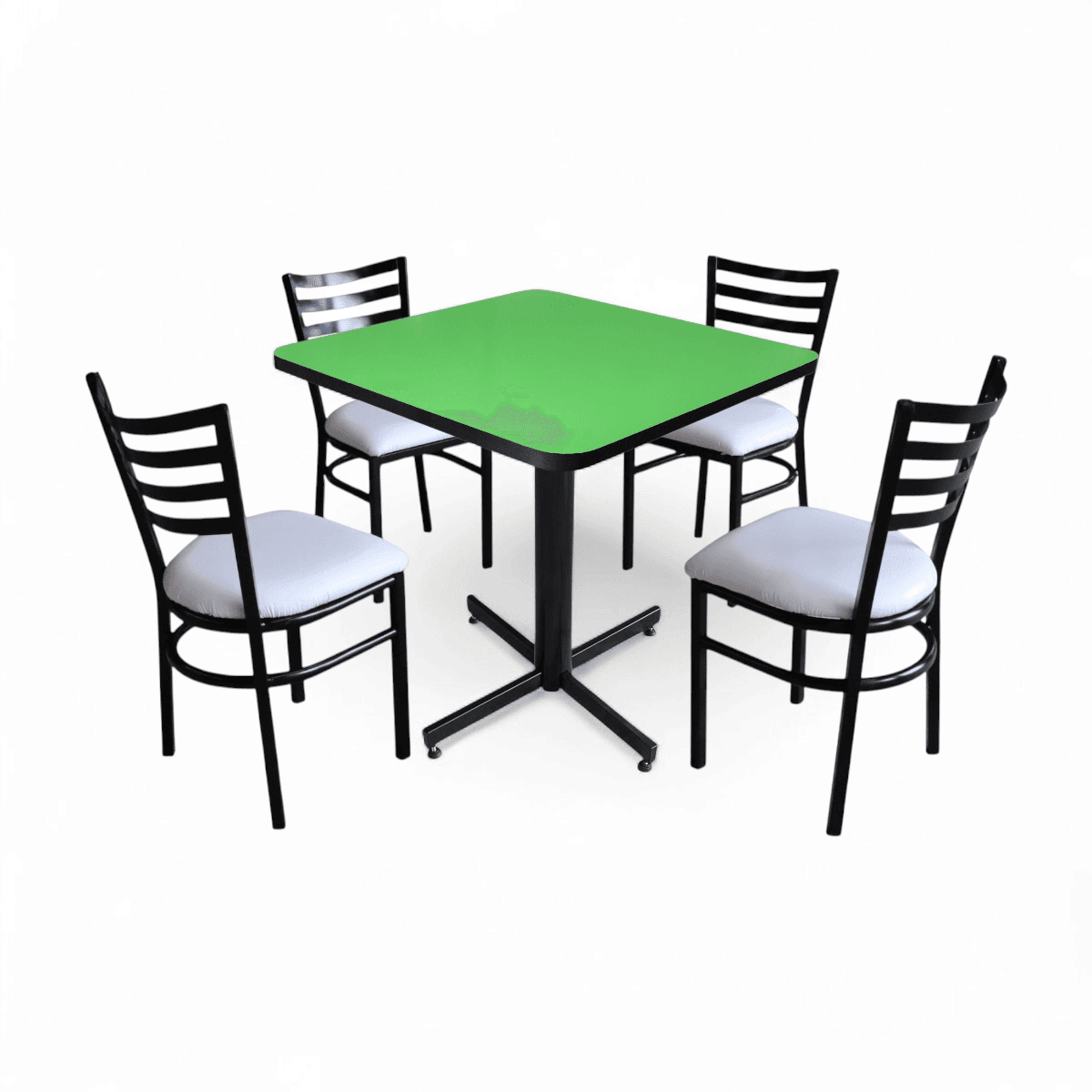 Conjunto Modelo Italia Verde Limón - estándar 4 sillas view 8