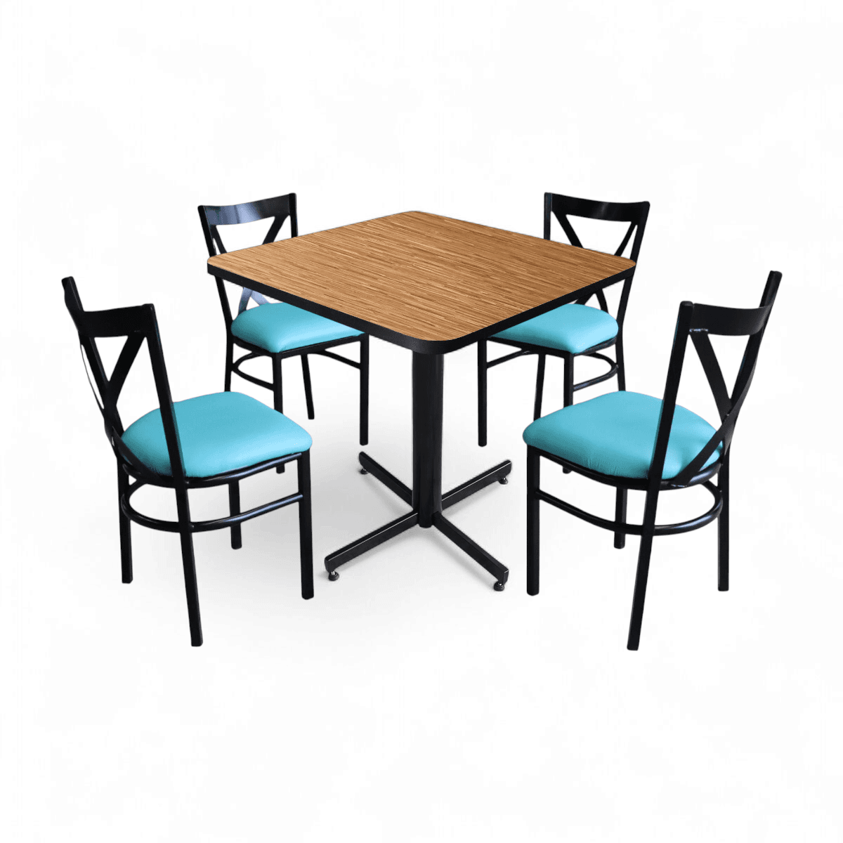 Conjunto Modelo Roma Golden Bambú - estándar 4 sillas view 6