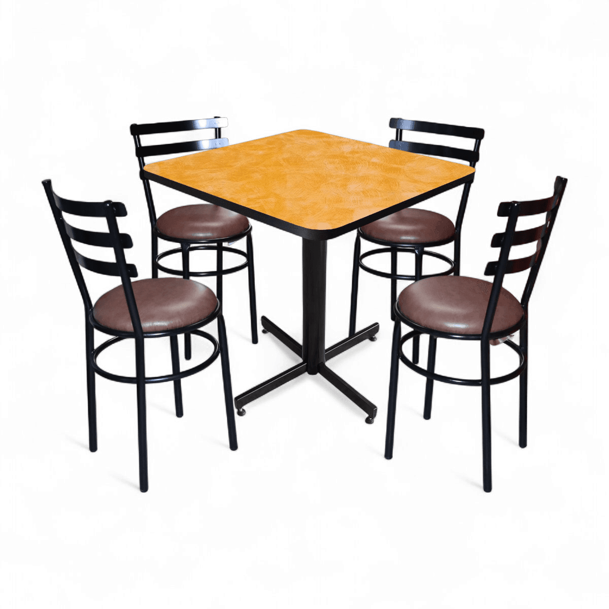 Conjunto Modelo Solera Amarillo Deslavado - estándar 4 sillas view 10