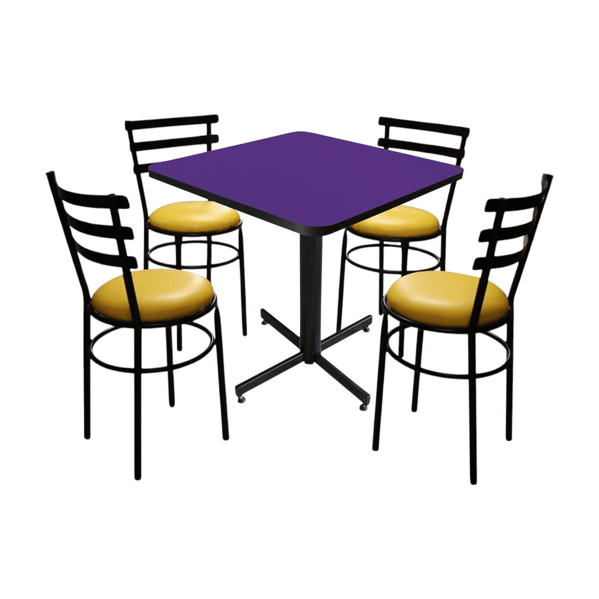 Conjunto Modelo Solera Morado - estándar 4 sillas view 5