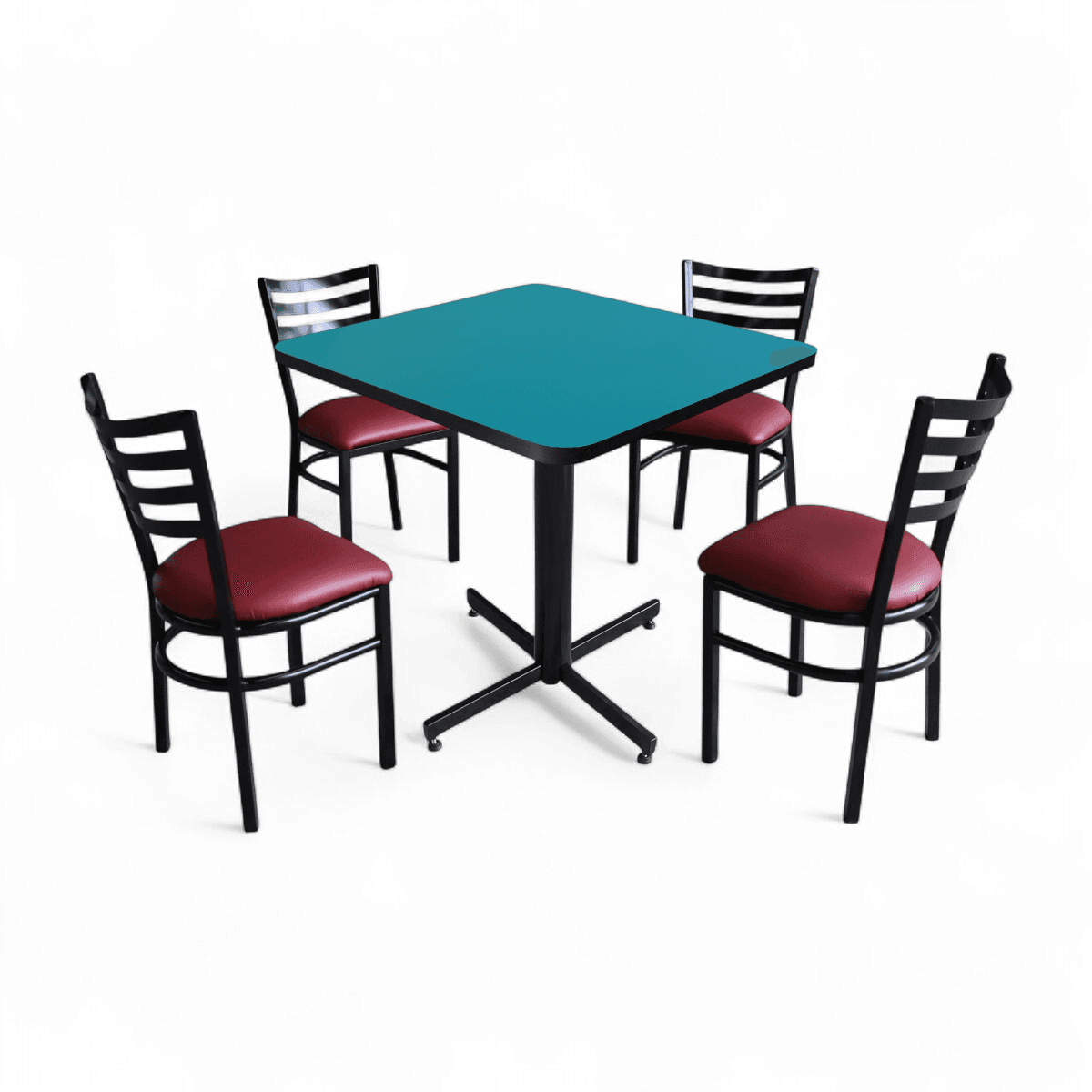 Conjunto Modelo Italia Turquesa - estándar 4 sillas view 13