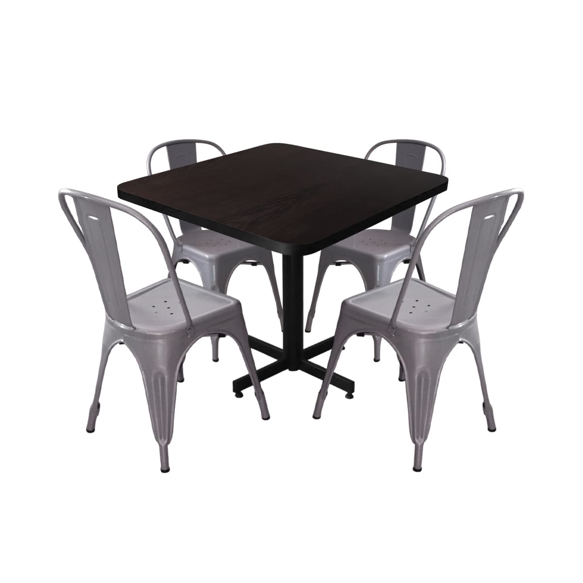 Conjunto modelo Tolix, estándar con 4 sillas view 26