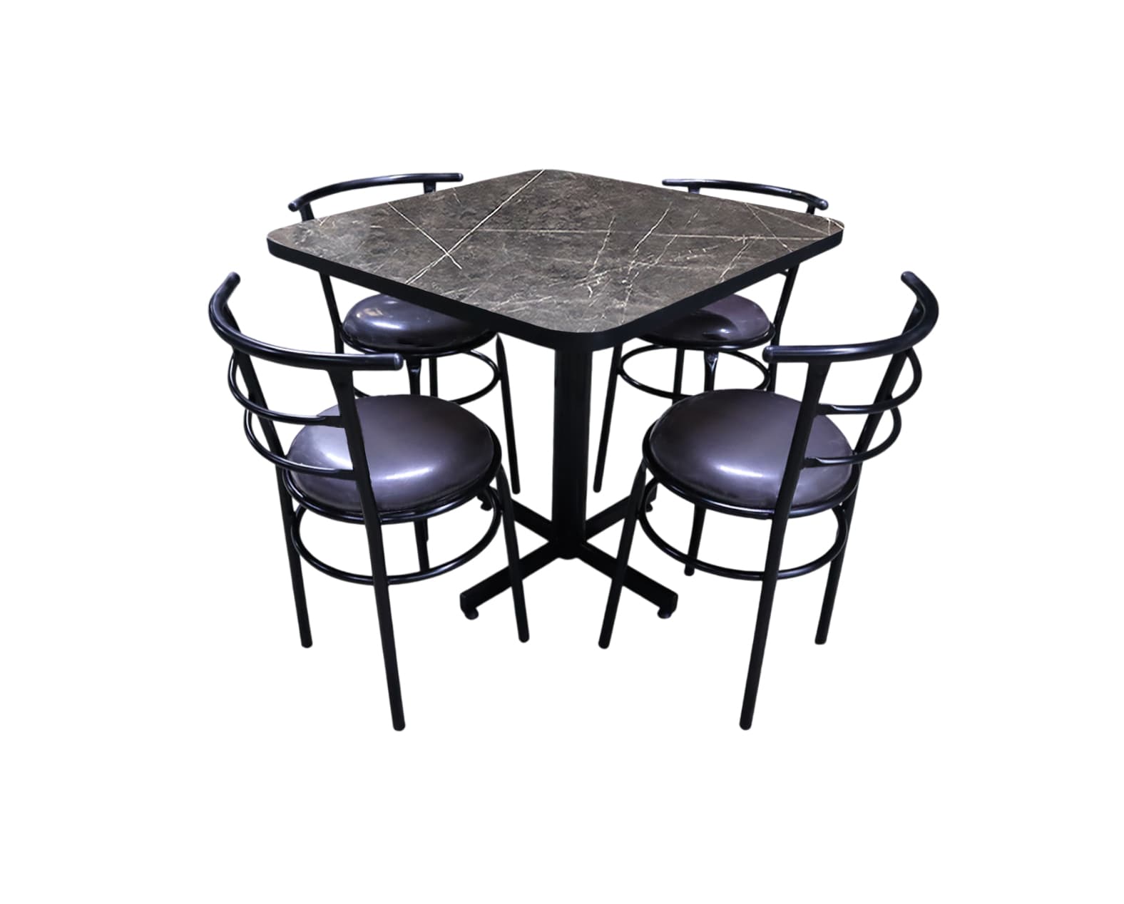 Conjunto Modelo Chabeli Gris Carrara - estándar 4 sillas view 6