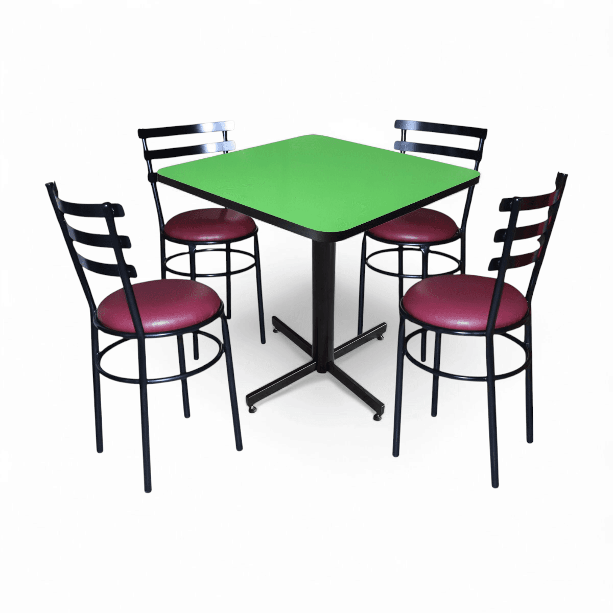 Conjunto Modelo Solera Verde Limón - estándar 4 sillas view 5