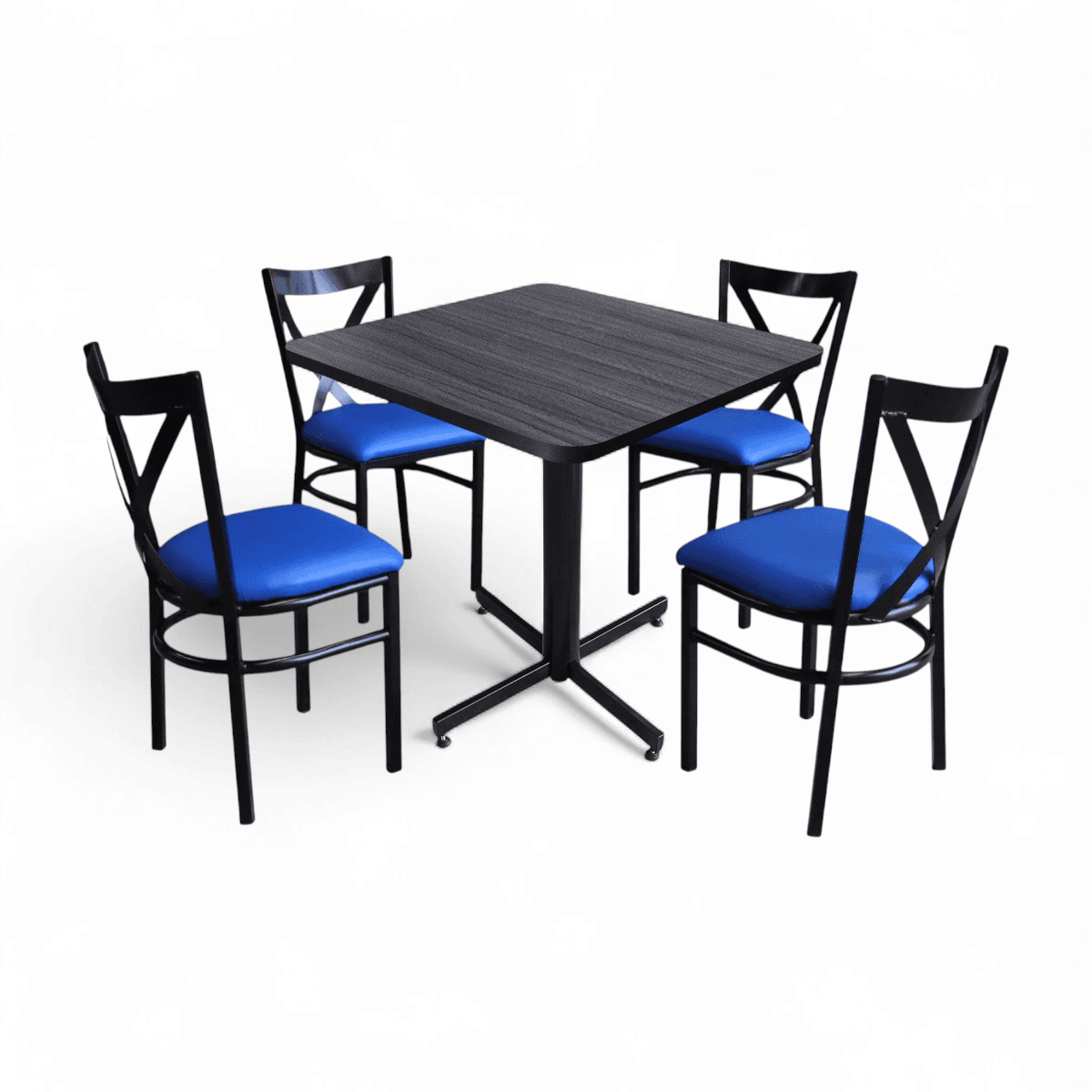 Conjunto Modelo Roma Gris Imperial - estándar 4 sillas