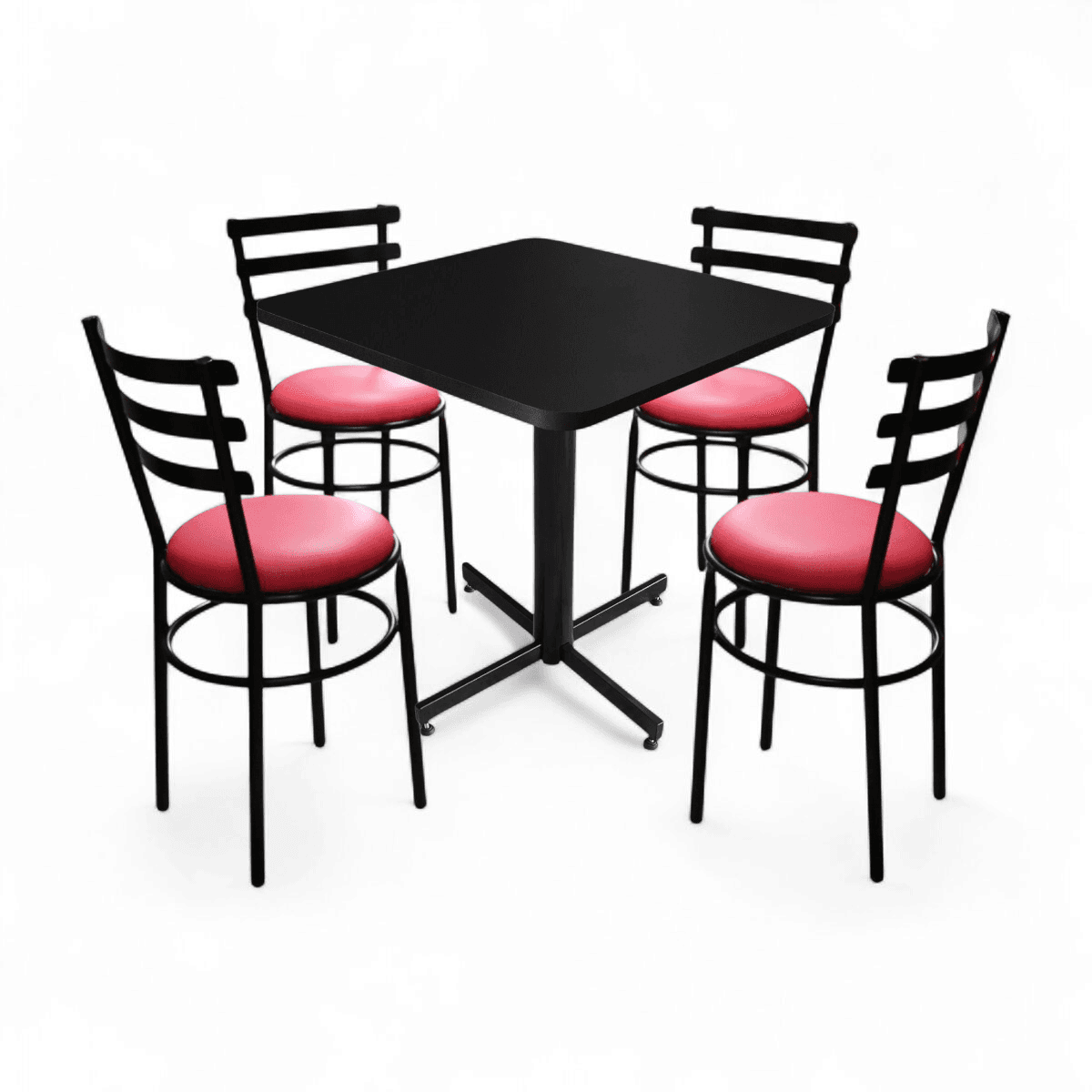 Conjunto Modelo Solera Negro Mate - estándar 4 sillas view 13