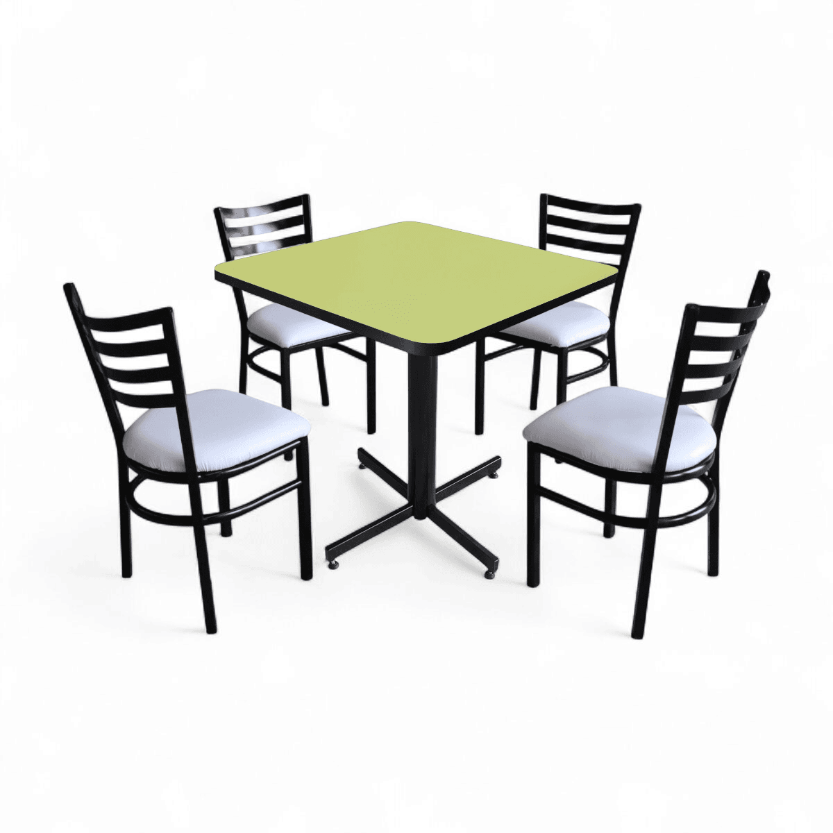 Conjunto Modelo Italia Verde Manzana - estándar 4 sillas view 4