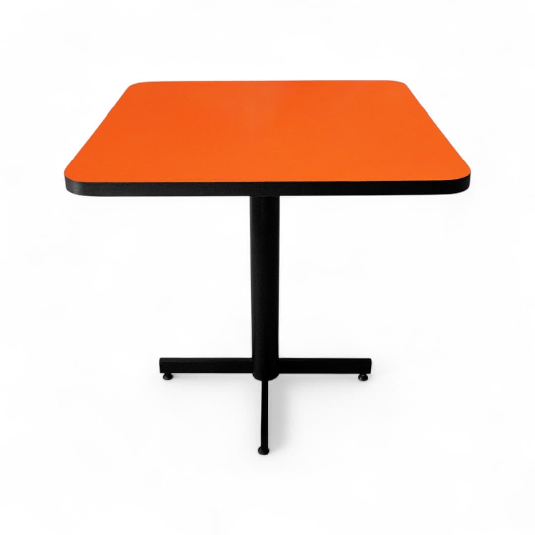 Mesa pedestal para restaurante de 80x80cm estándar