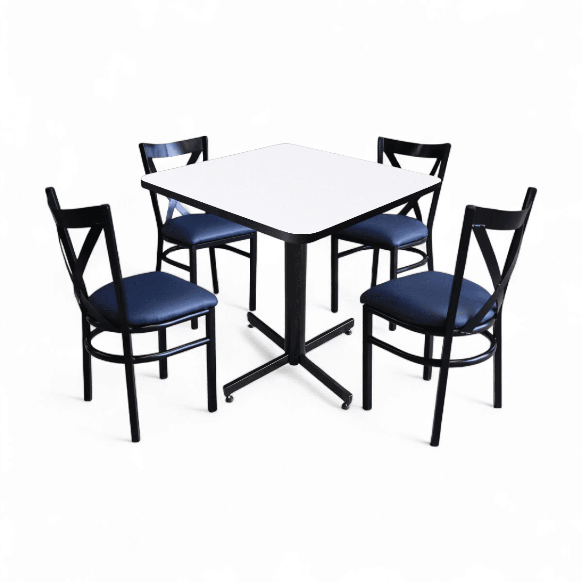 Conjunto Modelo Roma Blanco - estándar 4 sillas view 13