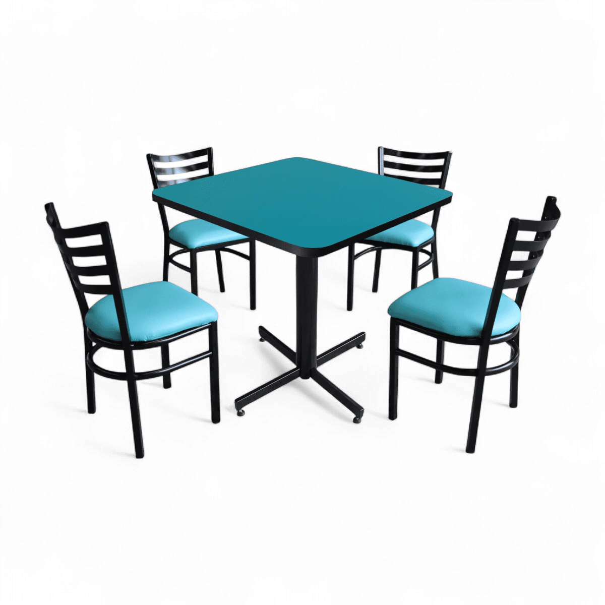 Conjunto Modelo Italia Turquesa - estándar 4 sillas view 8