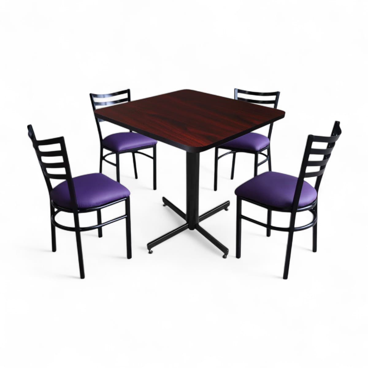 Conjunto Modelo Italia Caoba - estándar 4 sillas view 8