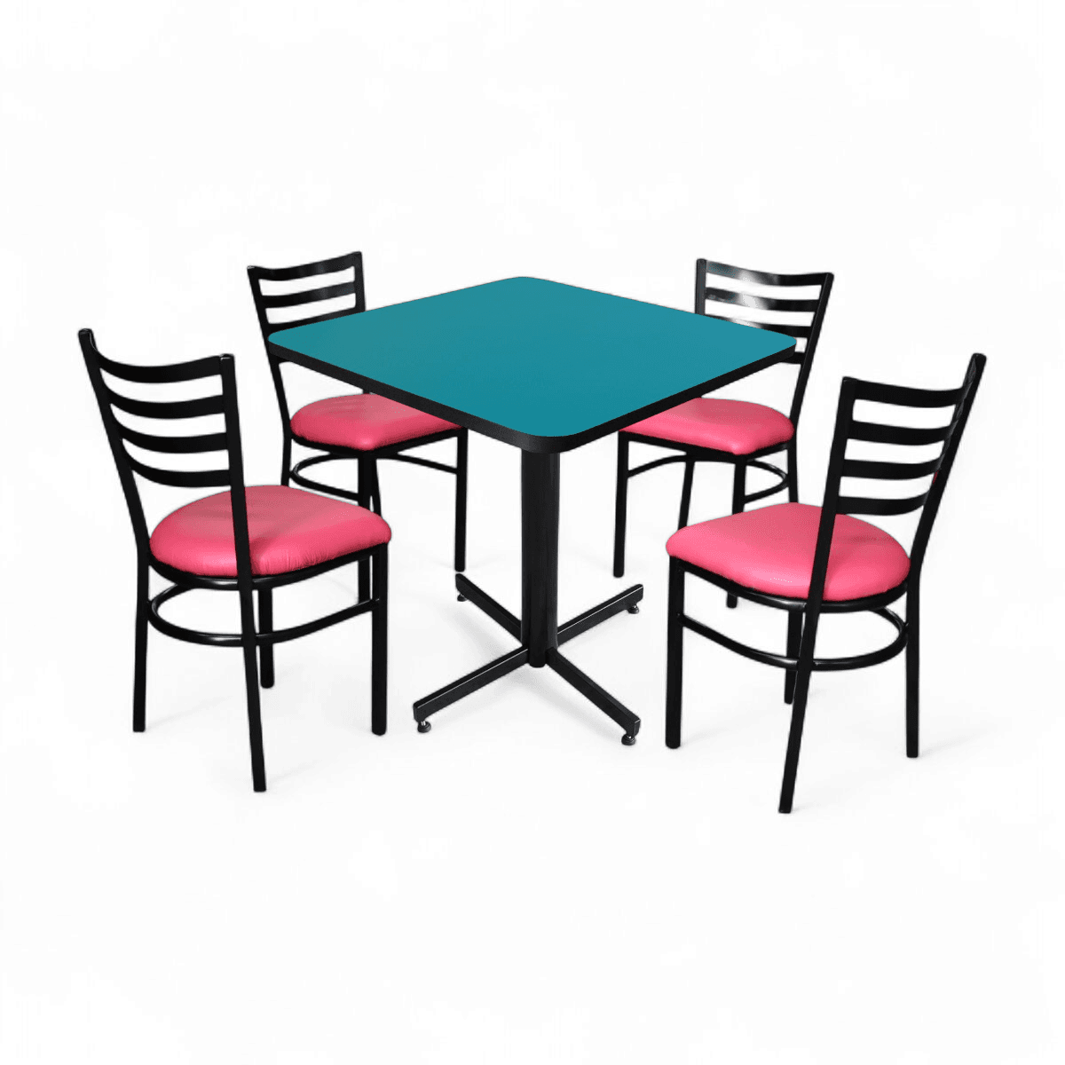 Conjunto Modelo Italia Turquesa - estándar 4 sillas view 4