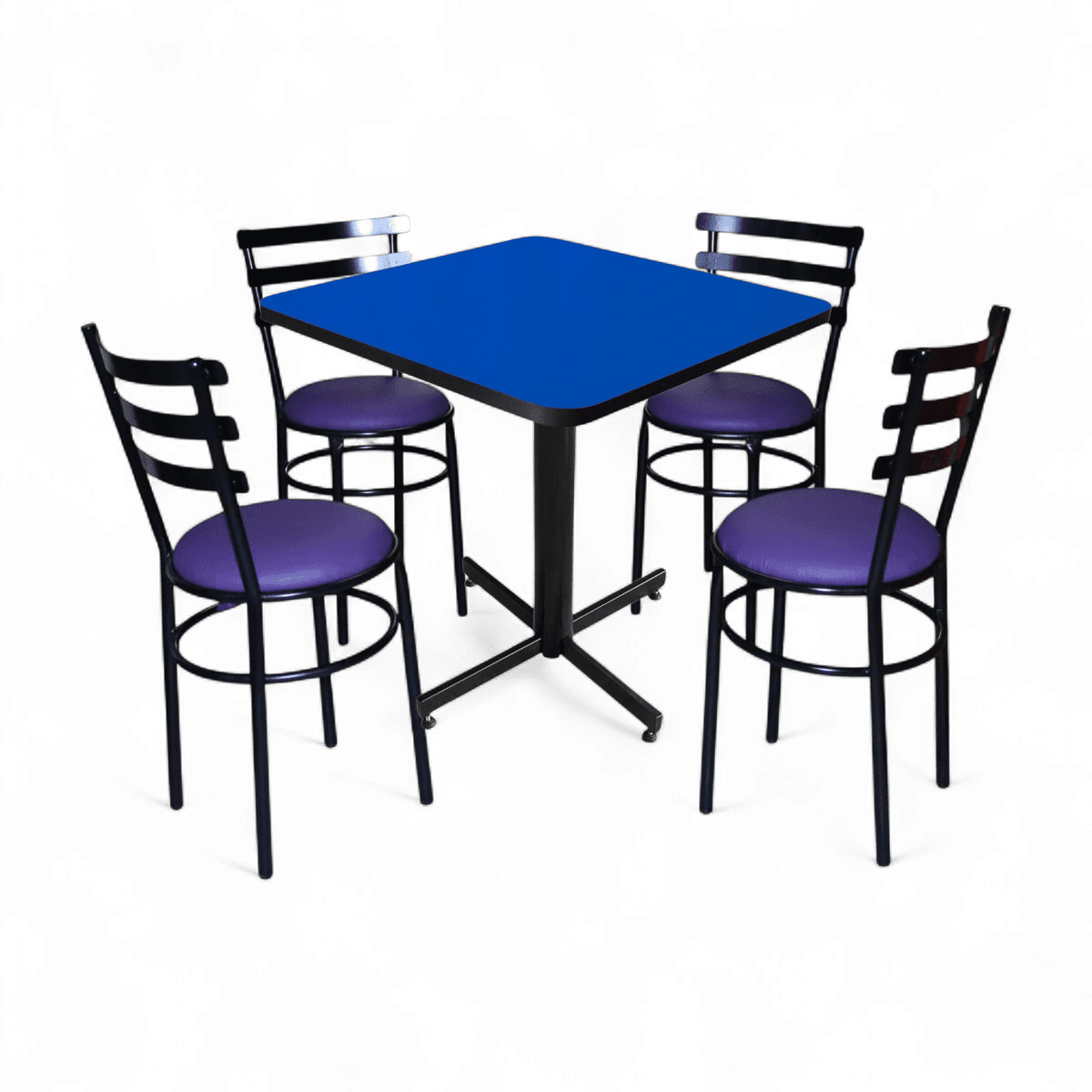 Conjunto Modelo Solera Azul Rey - estándar 4 sillas view 8