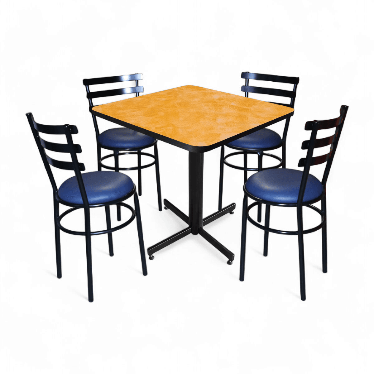 Conjunto Modelo Solera Amarillo Deslavado - estándar 4 sillas view 5