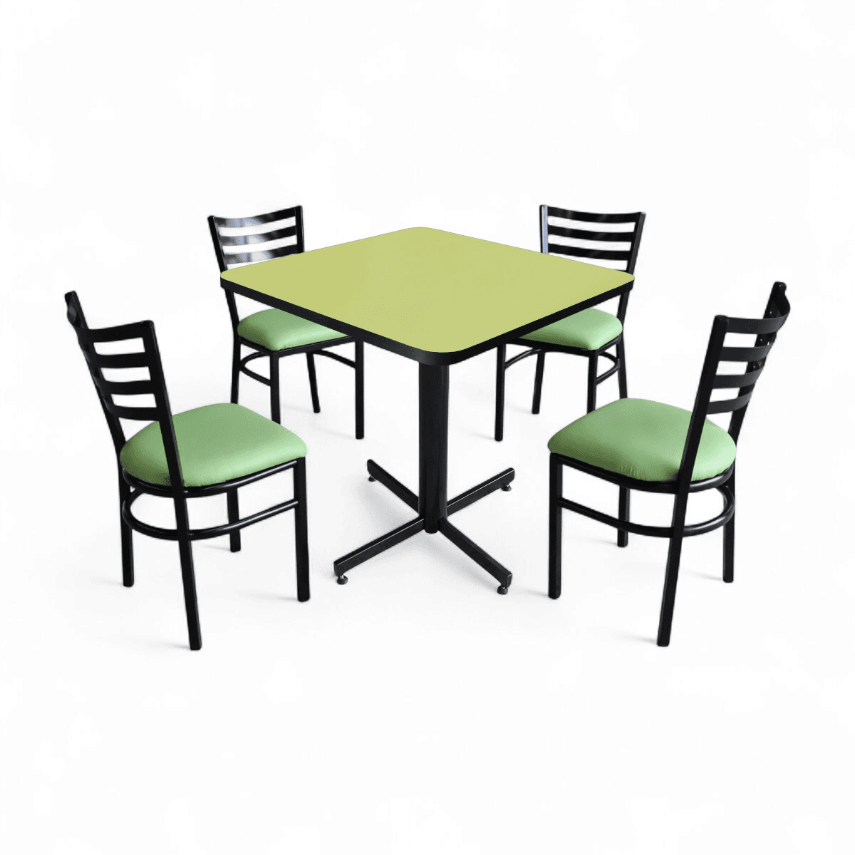 Conjunto Modelo Italia Verde Manzana - estándar 4 sillas view 14