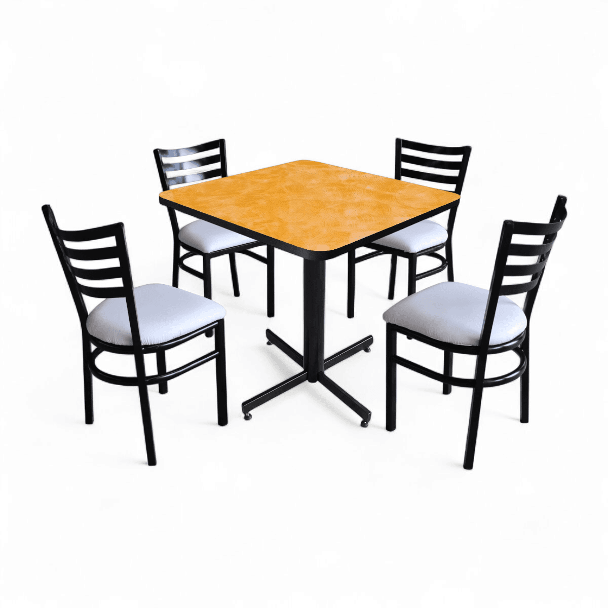 Conjunto Modelo Italia Amarillo Deslavado - estándar 4 sillas view 2