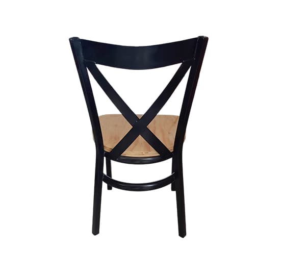 Silla para restaurante modelo Roma con Rodete view 4