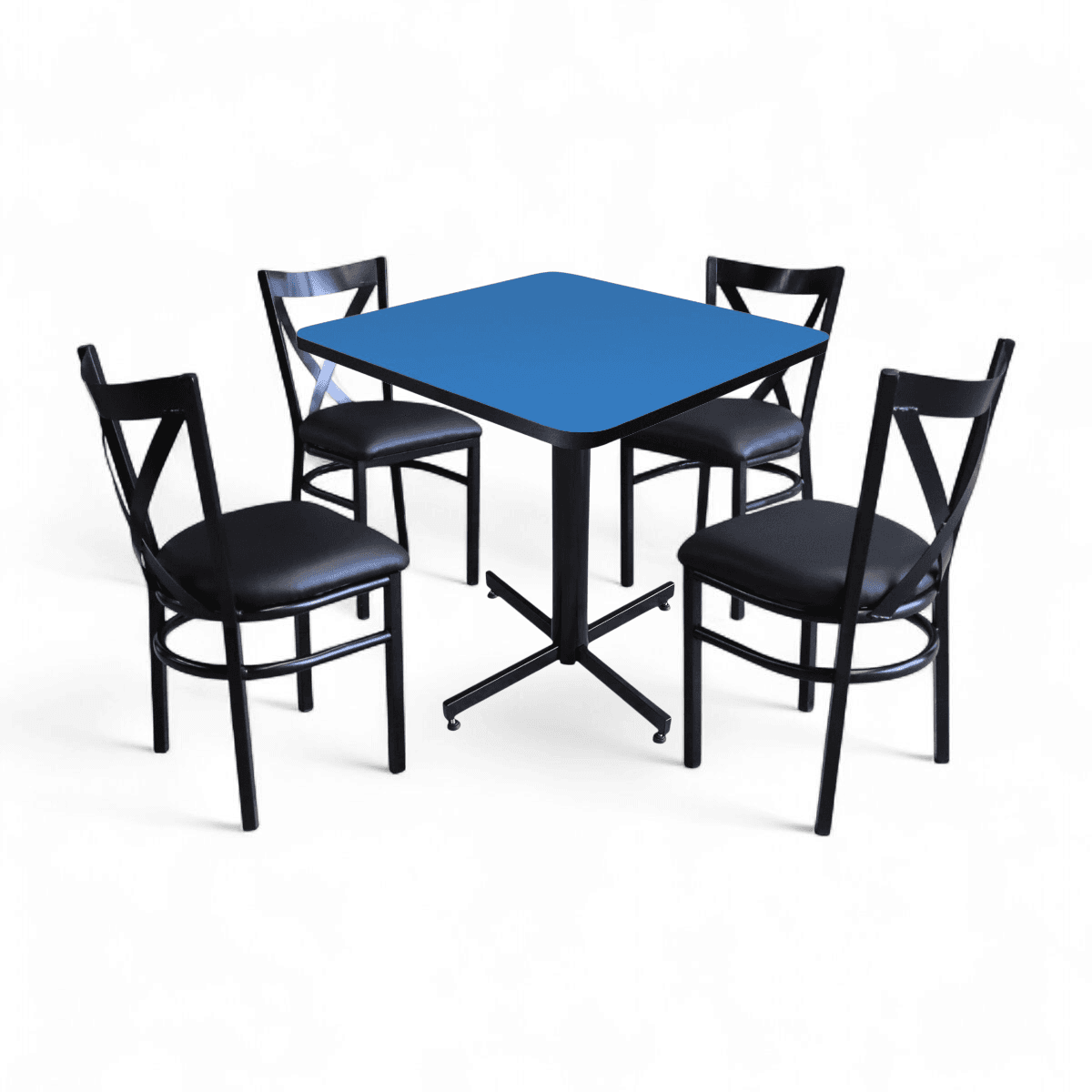 Conjunto Modelo Roma Azul Polar - estándar 4 sillas view 3