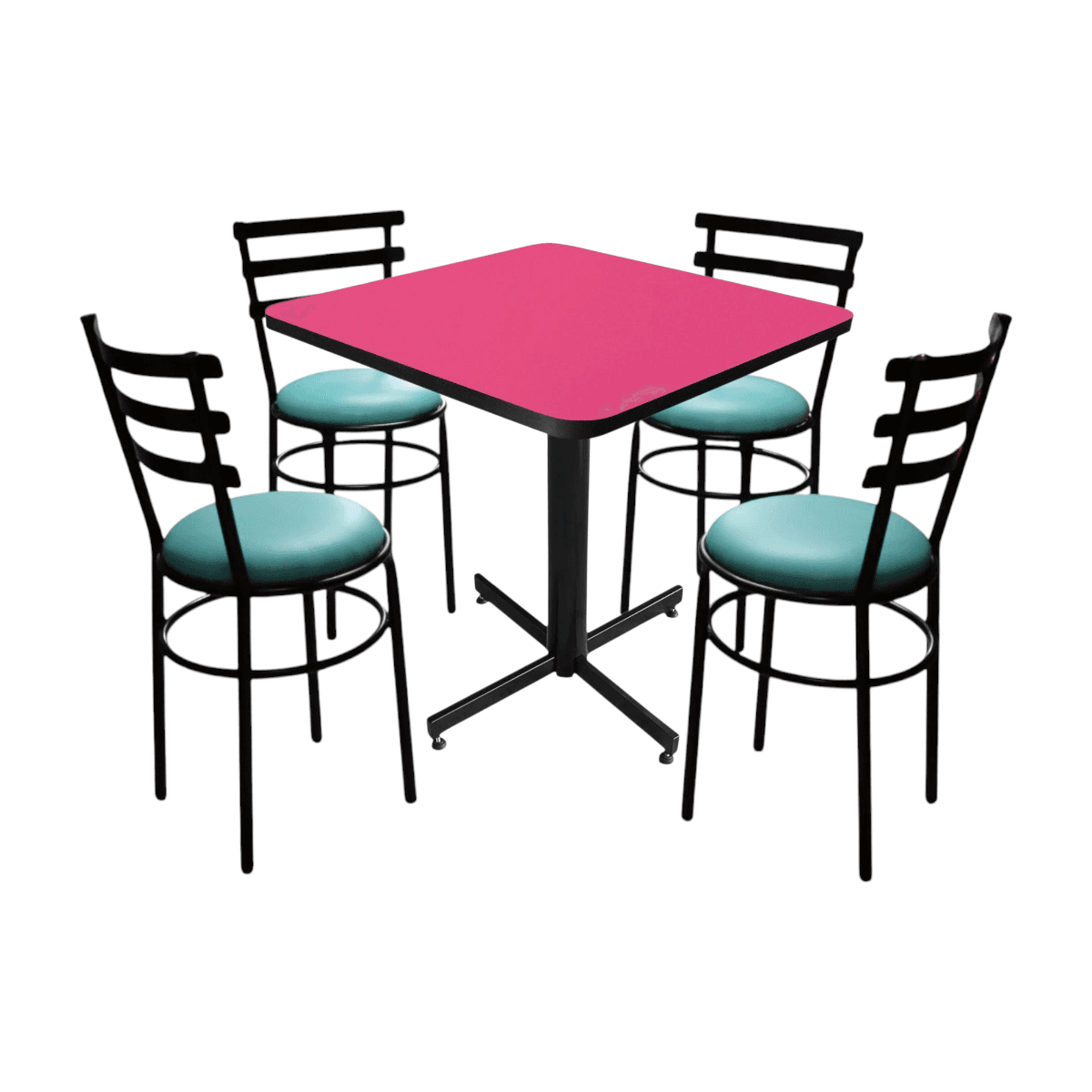 Conjunto Modelo Solera Rosa Mate - estándar 4 sillas view 15