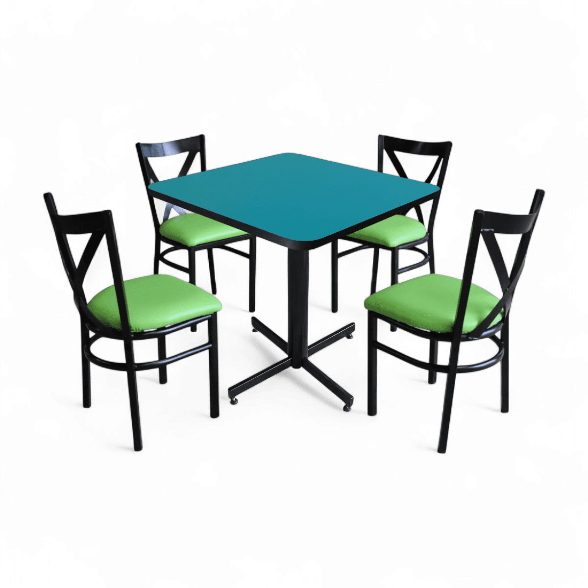 Conjunto Modelo Roma Turquesa - estándar 4 sillas view 14