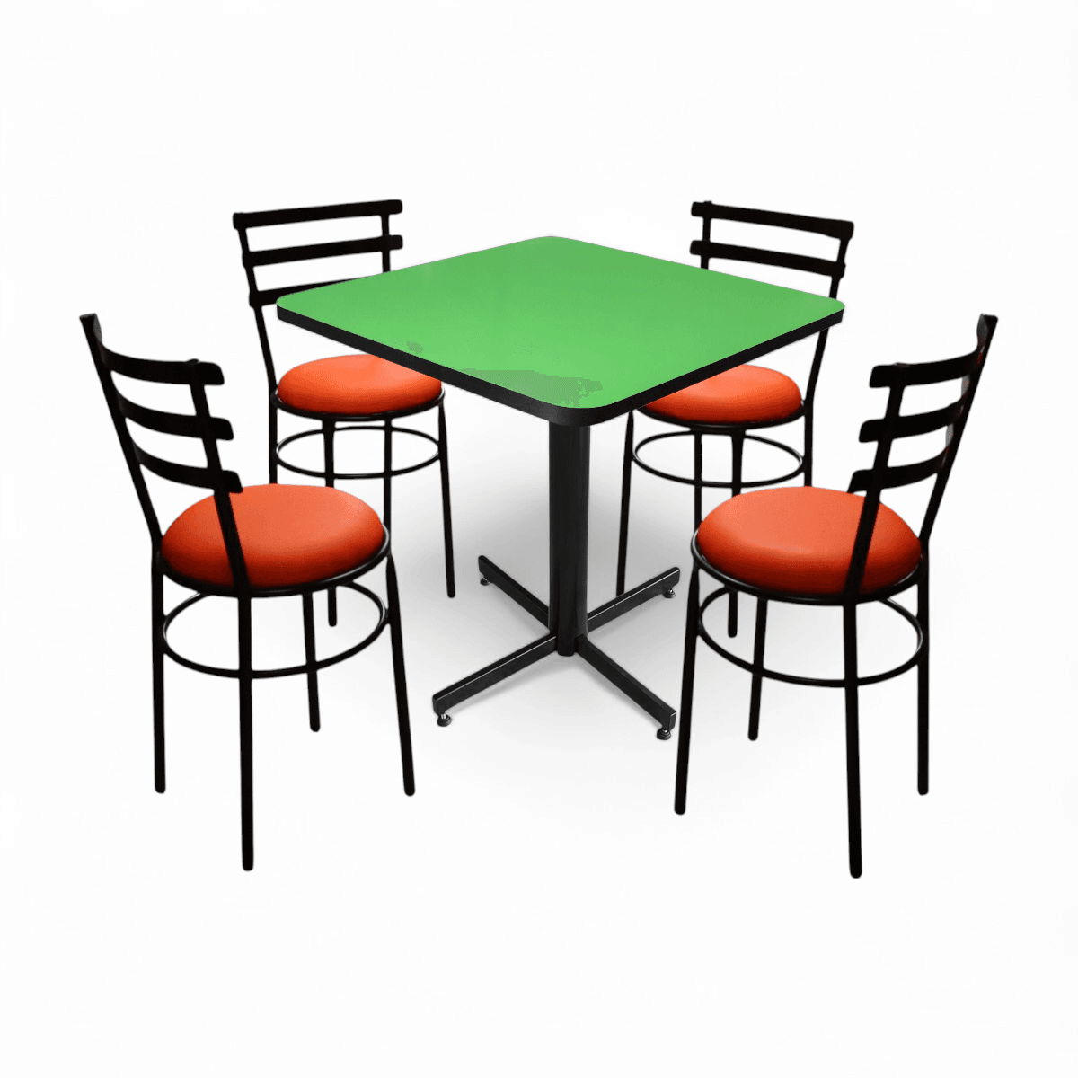 Conjunto Modelo Solera Verde Limón - estándar 4 sillas view 4